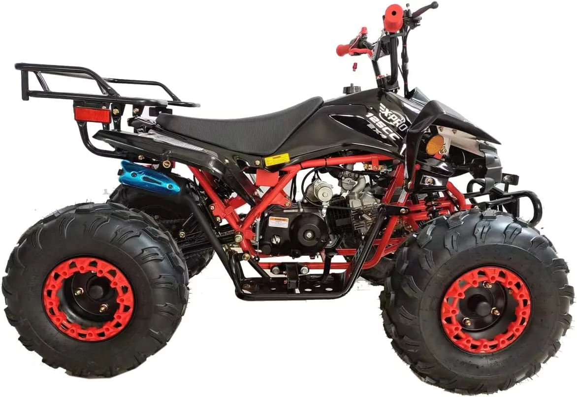 X-Pro Brand New Blast 125cc ATV with Automatic Transmission Reverse LED Headlights Big 19"/18" Tires - Curated Treasures Market