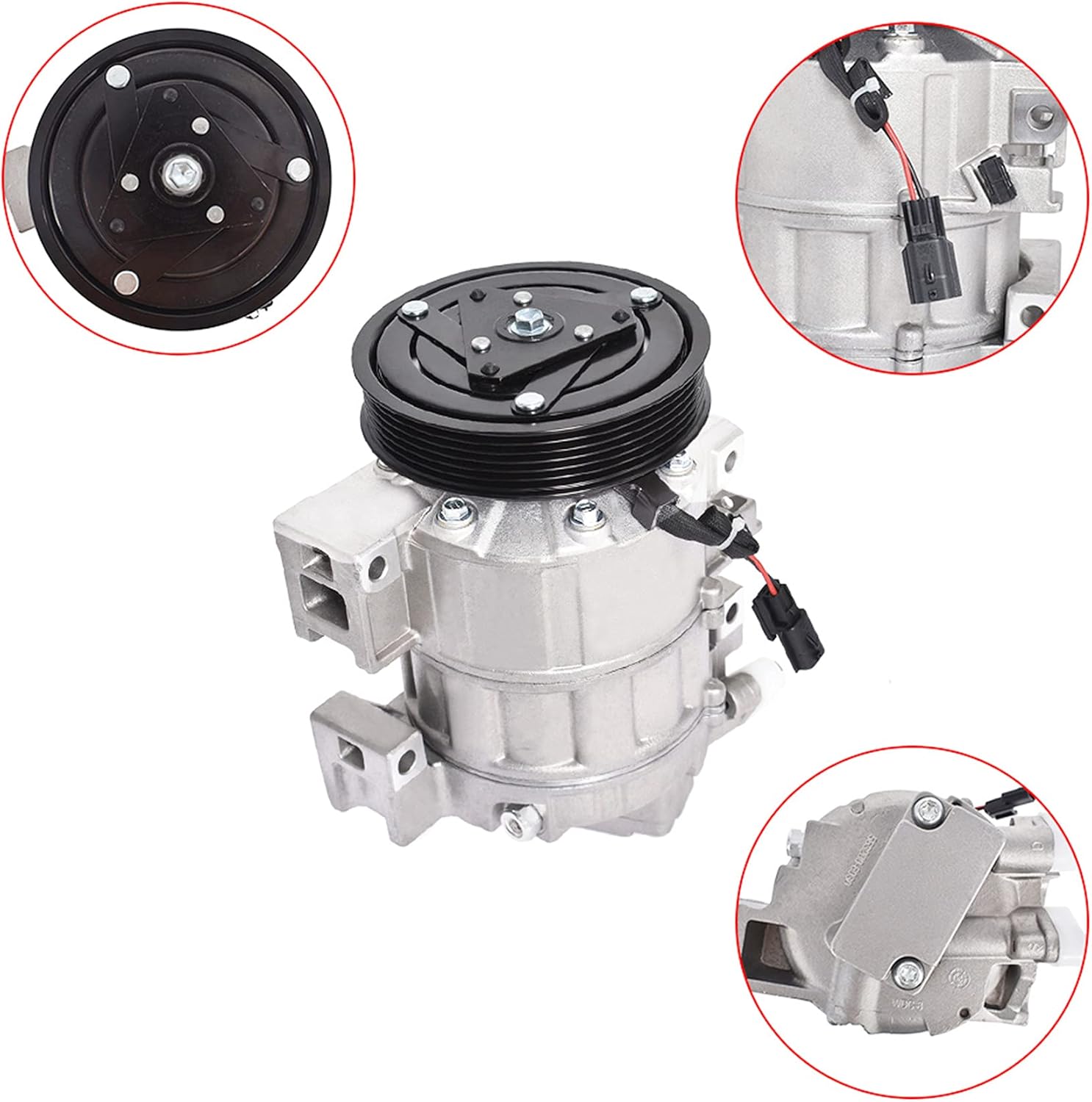 A/C AC Compressor Replacement for 2007-2012 Nissan Altima 2007-2012 Nissan Sentra 2.5L CO 10886C 92600JA00A