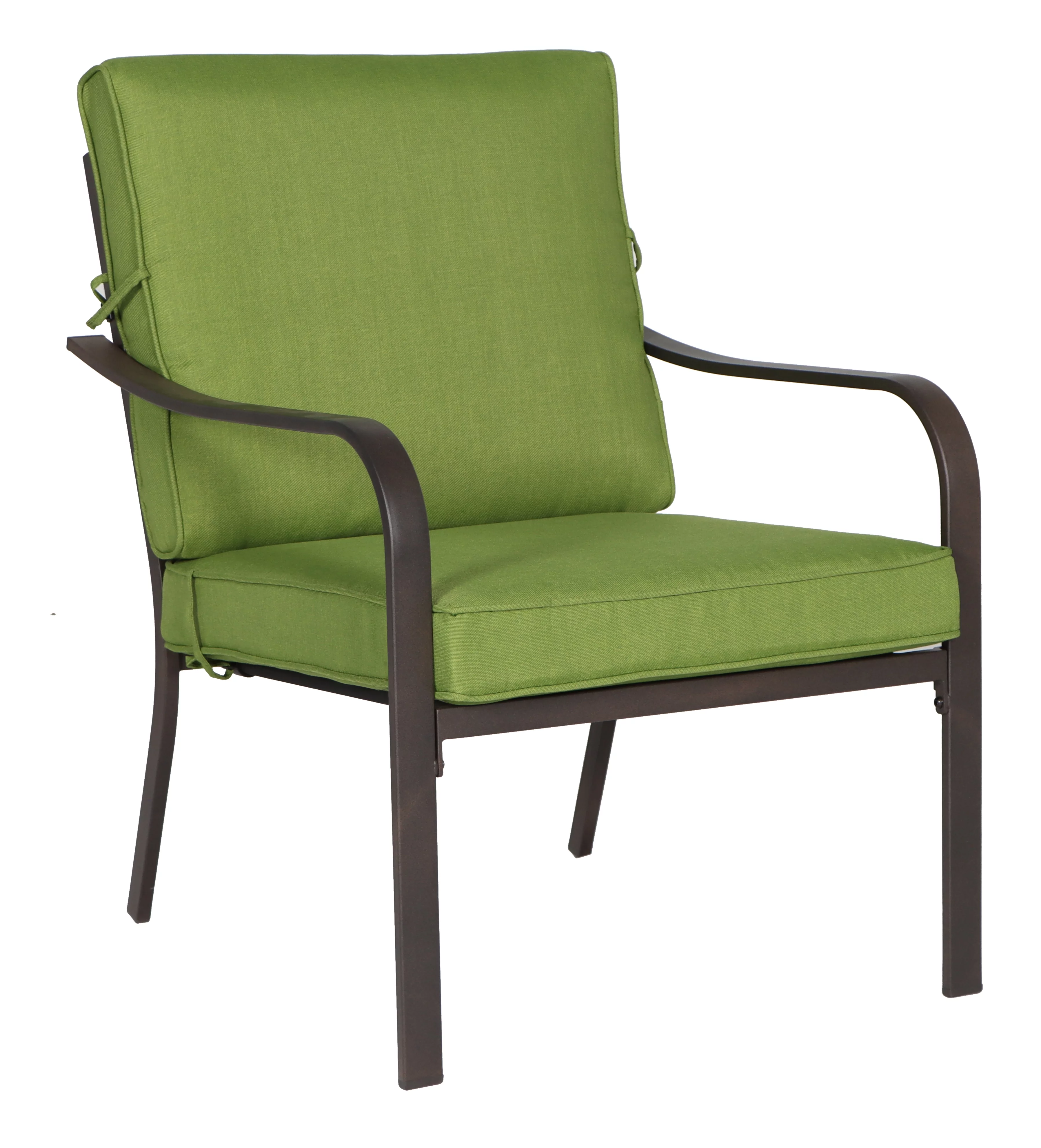 Mainstays Stanton 4-Piece Steel Outdoor Patio Conversation Set, Red