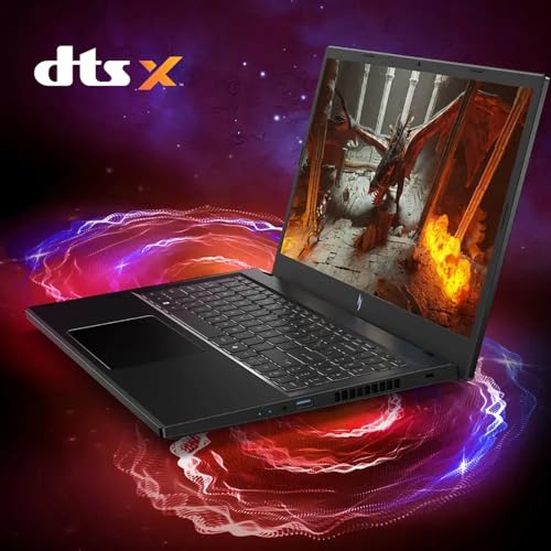 acer Nitro V Gaming Laptop, 15.6" FHD IPS Display, 144Hz, AMD Ryzen 5 7535HS, 6 Cores, GeForce RTX 4050, 16GB DDR5, 512GB SSD, Obsidian Black, Windows 11, BK, Laptop Bag, TWE Mouse Pad & Mouse