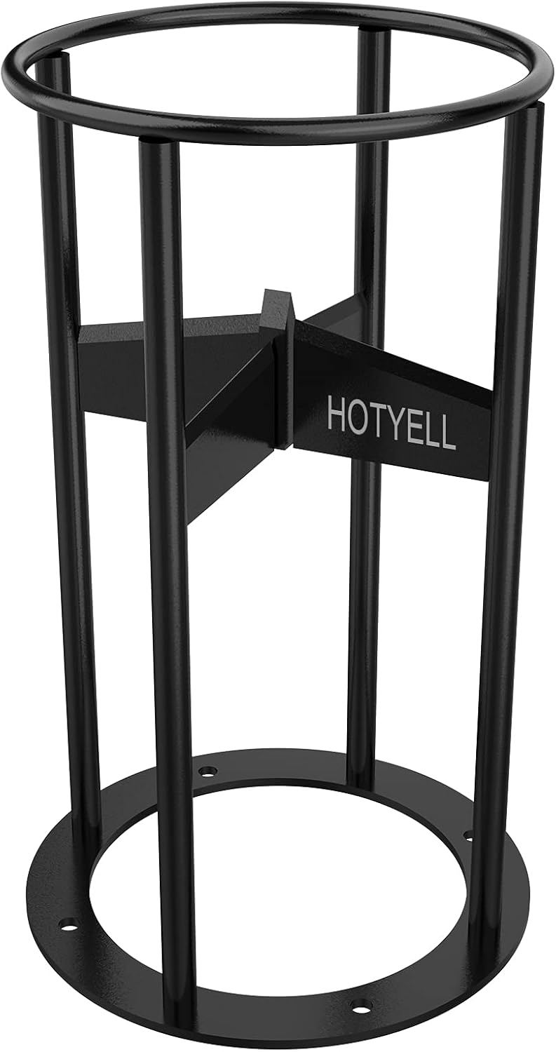 HOTYELL Firewood Splitter, High Carbon Steel Wood Splitter with Fixed Awl, Manual Log Splitting Wedge Tool, 4 Parts at One Time, Canvas Firewood Carrier Included