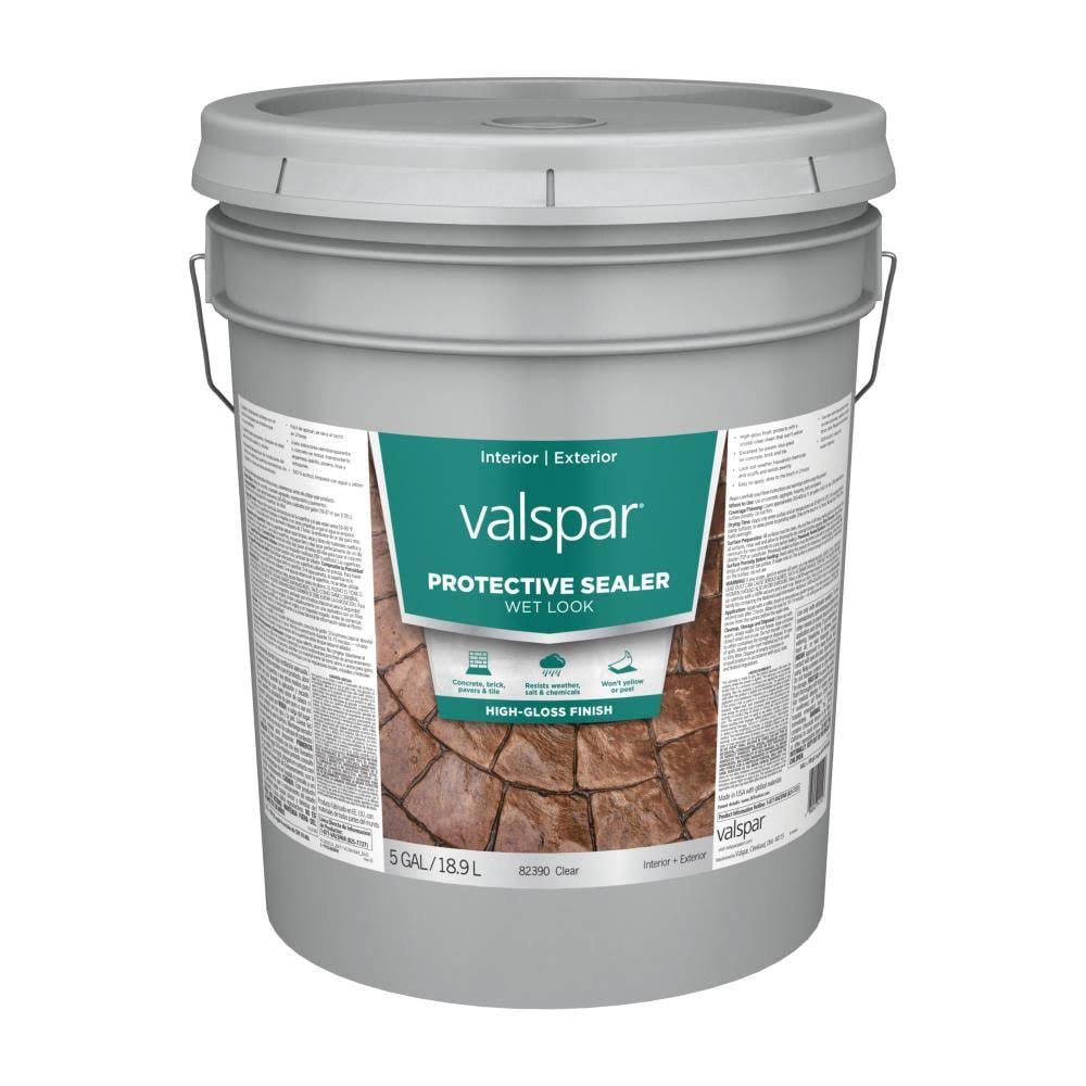 Valspar Wet Look High Gloss Sealer - 5 gal bucket