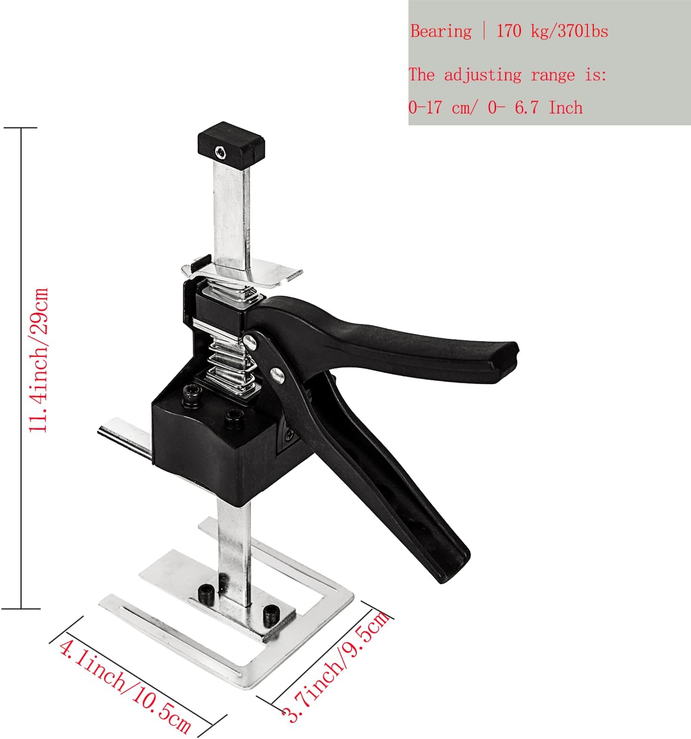 Labor Saving Arm Jack with Ruler 2 Pack, Effort Elevator Hand Tool, Lifting Tool for Door/Flooring/Window/Cabinet/Deck/Furniture (13.7Inch)