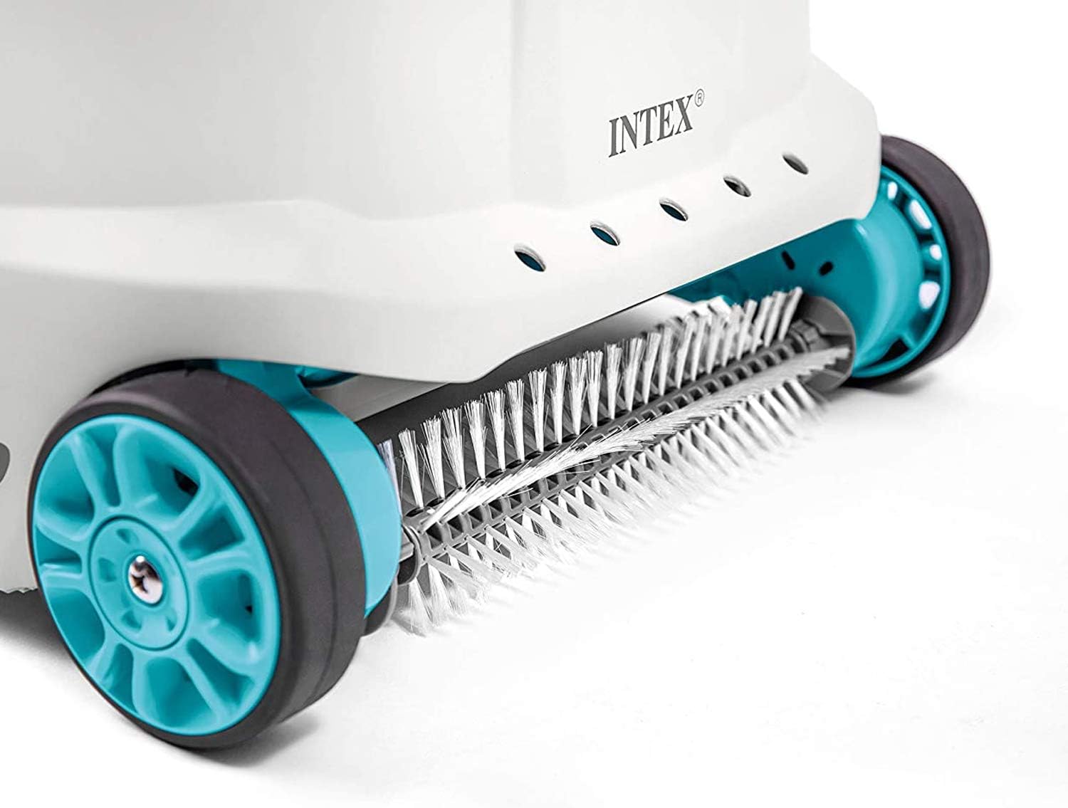 Intex Ultra XTR 16ft x 48in Outdoor Above Ground Swimming Pool Set w/Pump Bundle w/ 700 Gal Per Hour Pool Cleaner Robot Vacuum & 21 Ft Hose