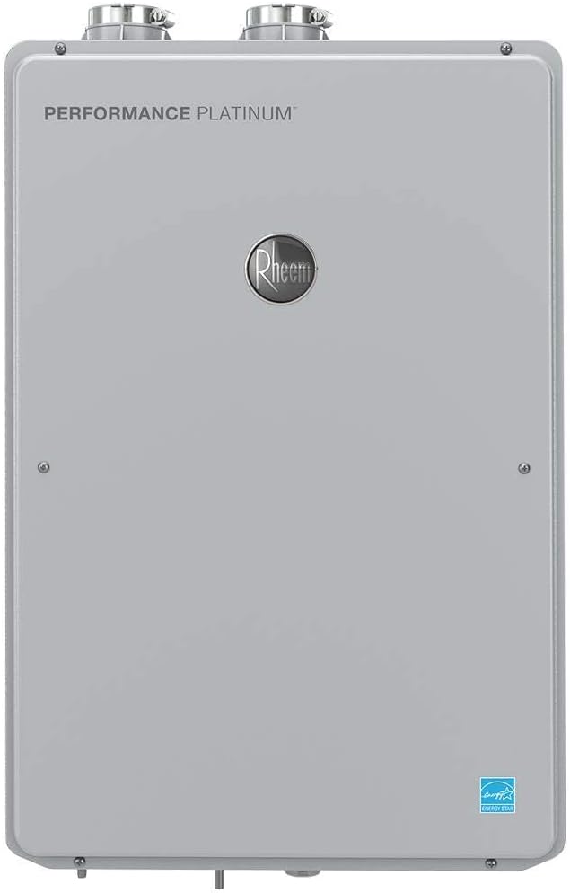 Rheem Performance Platinum 9.5 GPM Natural Gas High Efficiency Indoor Tankless Water Heater