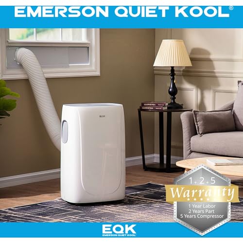 Emerson Quiet Kool 3 in 1 SMART Portable Air Conditioner, Dehumidifier & Fan