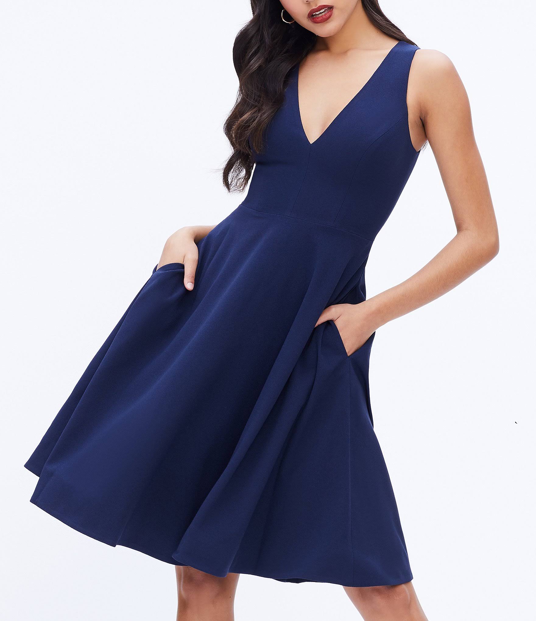 Dress The Population Catalina Fit u0026 Flare Dress Blush