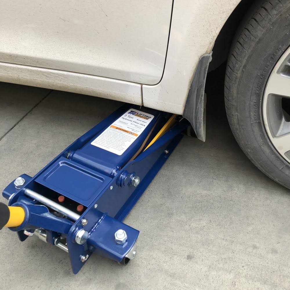 Aain,TH33007,3 Ton Heavy Duty Floor Jack, Steel Service Jack with Double Pump Quick Lift