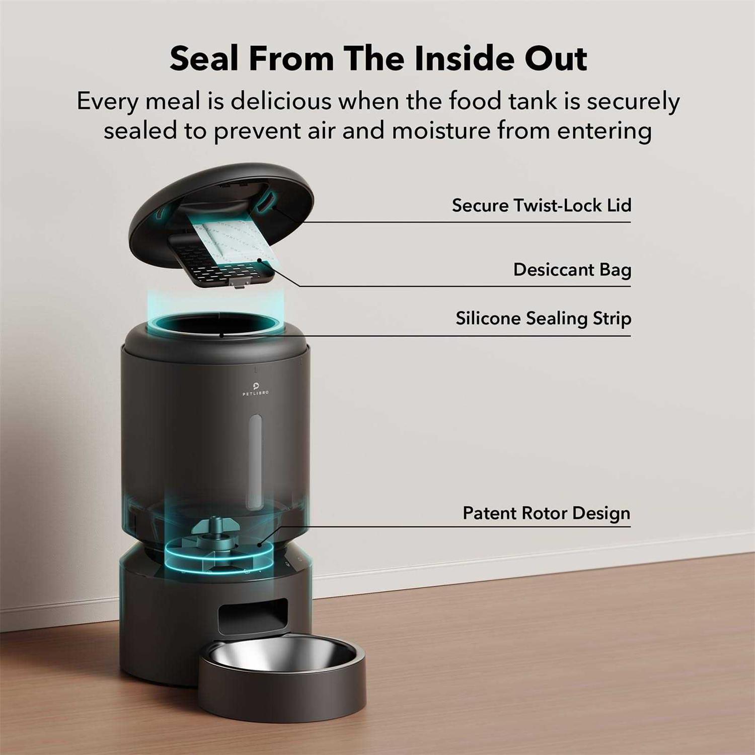 PETLIBRO Granary WiFi Automatic Pet Feeder 5L for Cat &amp; Dog - Pet Supplies online store