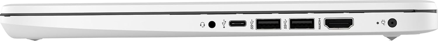 HP Stream 14-inch HD Display Laptop, Intel Celeron N4020, 8GB RAM, 64 GB Storage, Windows 11 Home, Thin & Portable, 4K Graphics, One Year of Microsoft 365, Snowflake White