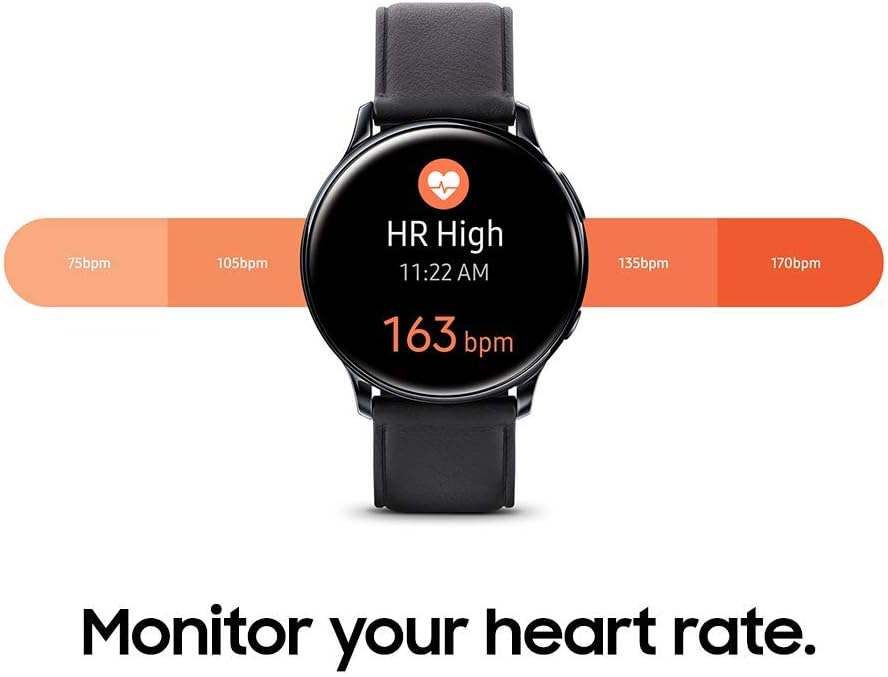 SAMSUNG Galaxy Watch Active 2 (44mm, GPS, Bluetooth) Smart Watch with Advanced Health Monitoring, Fitness Tracking, and Long Lasting Battery, Pink Gold (US Version)