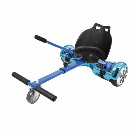 Blue Chrome Hoverboard u0026 Wireless Speaker and Blue Hovercart - UL 2272