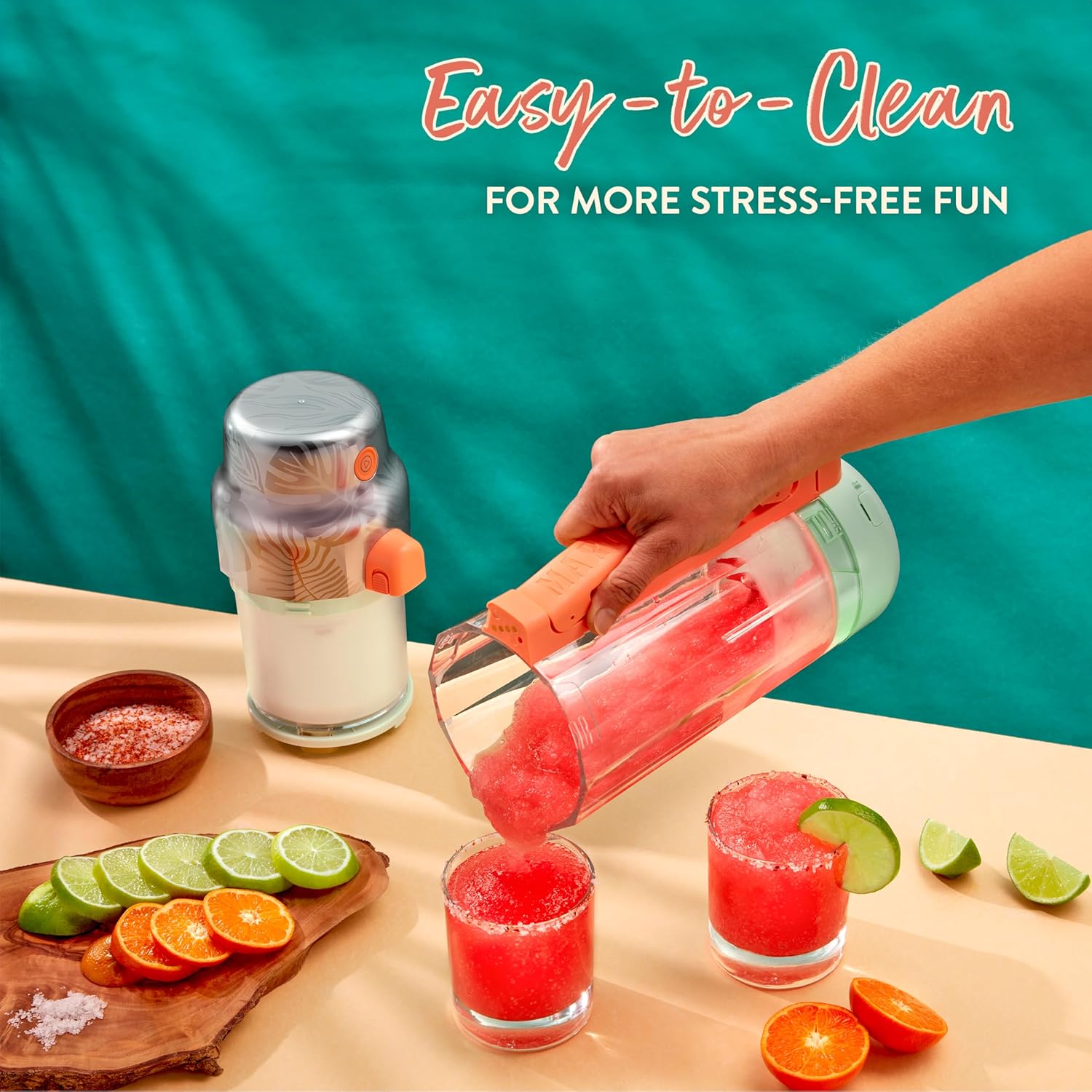 Margaritaville Maui On-the-Go Portable Blender Frozen Drink Machine, Margarita Machine, Cordless Blender Perfect for Resort Quality Shaved Iced Drinks