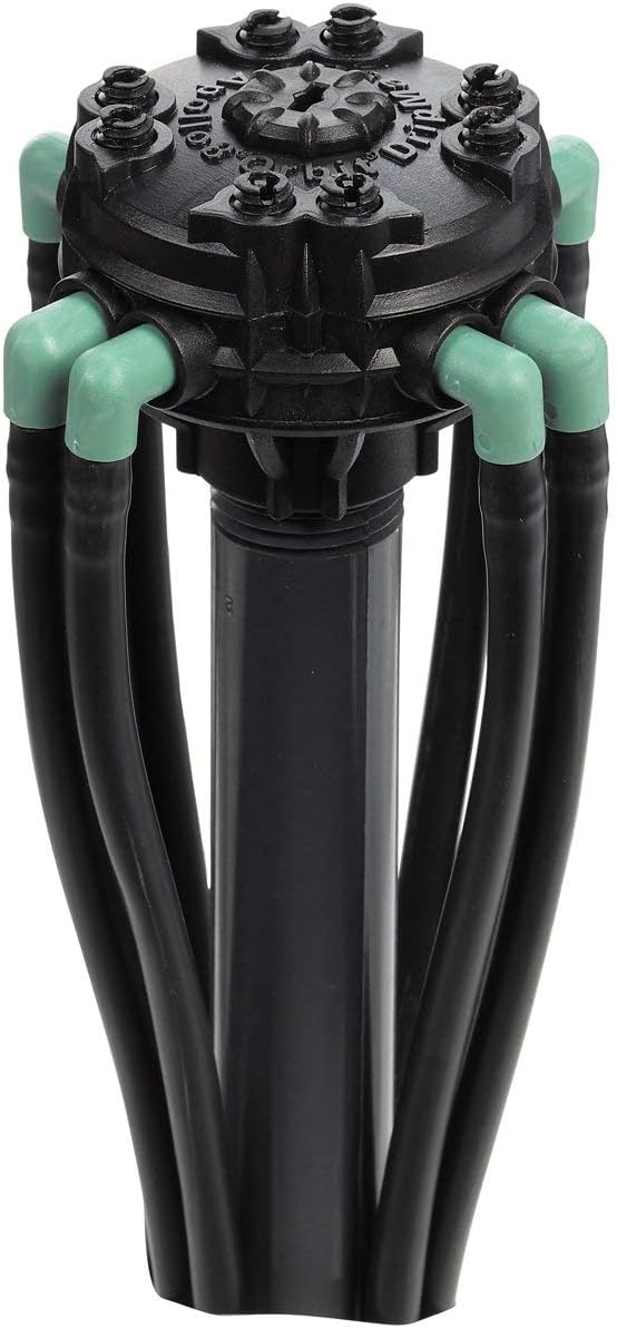 20 Pack - Orbit Adjustable Flow 8-Port Drip Irrigation Manifold for 1/4 Inch Tube