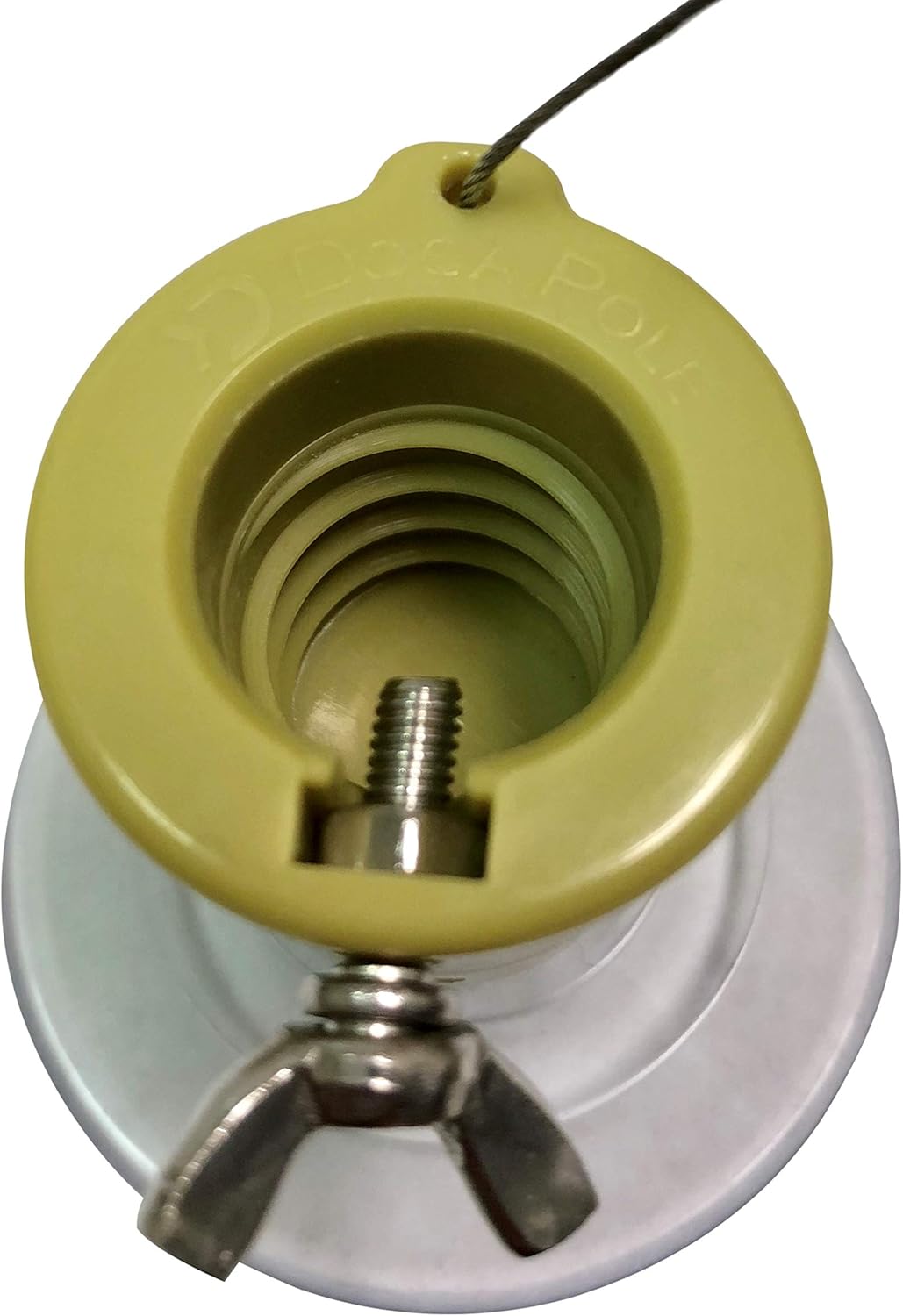 DocaPole Light Bulb Changer with 7-30 Foot Telescopic Extension Pole For High Ceilings and Recessed Lights, Suction Cup Style