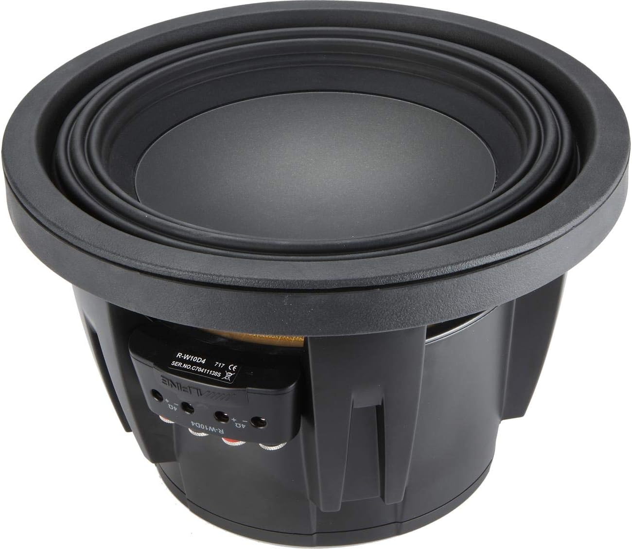 Alpine R-W10D4 Car Audio Type R Dual 4 Ohm 1500 Watt 10" Subwoofers with Sub Install Kit Package