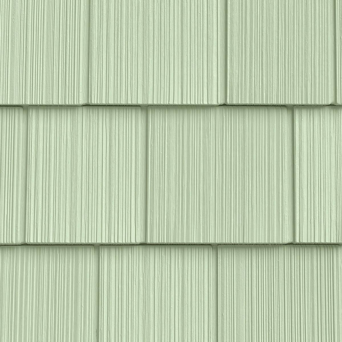 The Foundry 1401638 7x22W x 60 3/4x22L Exposure, Vinyl Perfection Shingles (34 Panels/Ctn. \x3d 100 Sq. Feet), 638 - Keylime