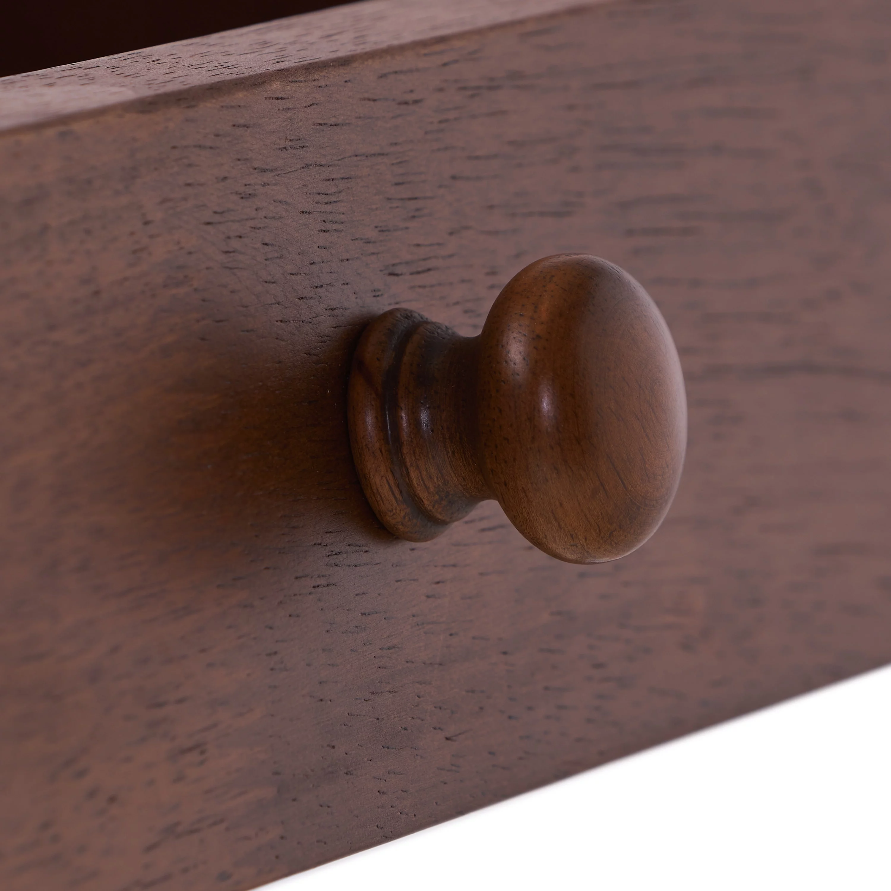 Belle Mid Century Wood Desk Walnut