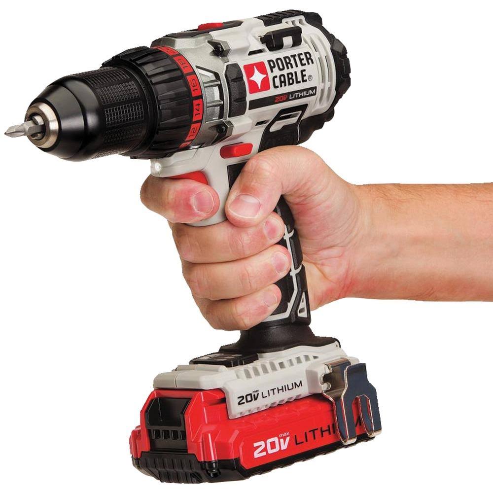 Porter-Cable 20-Volt Max* 1 and 2x22 Cordless Drill and Driver Kit PORPCC