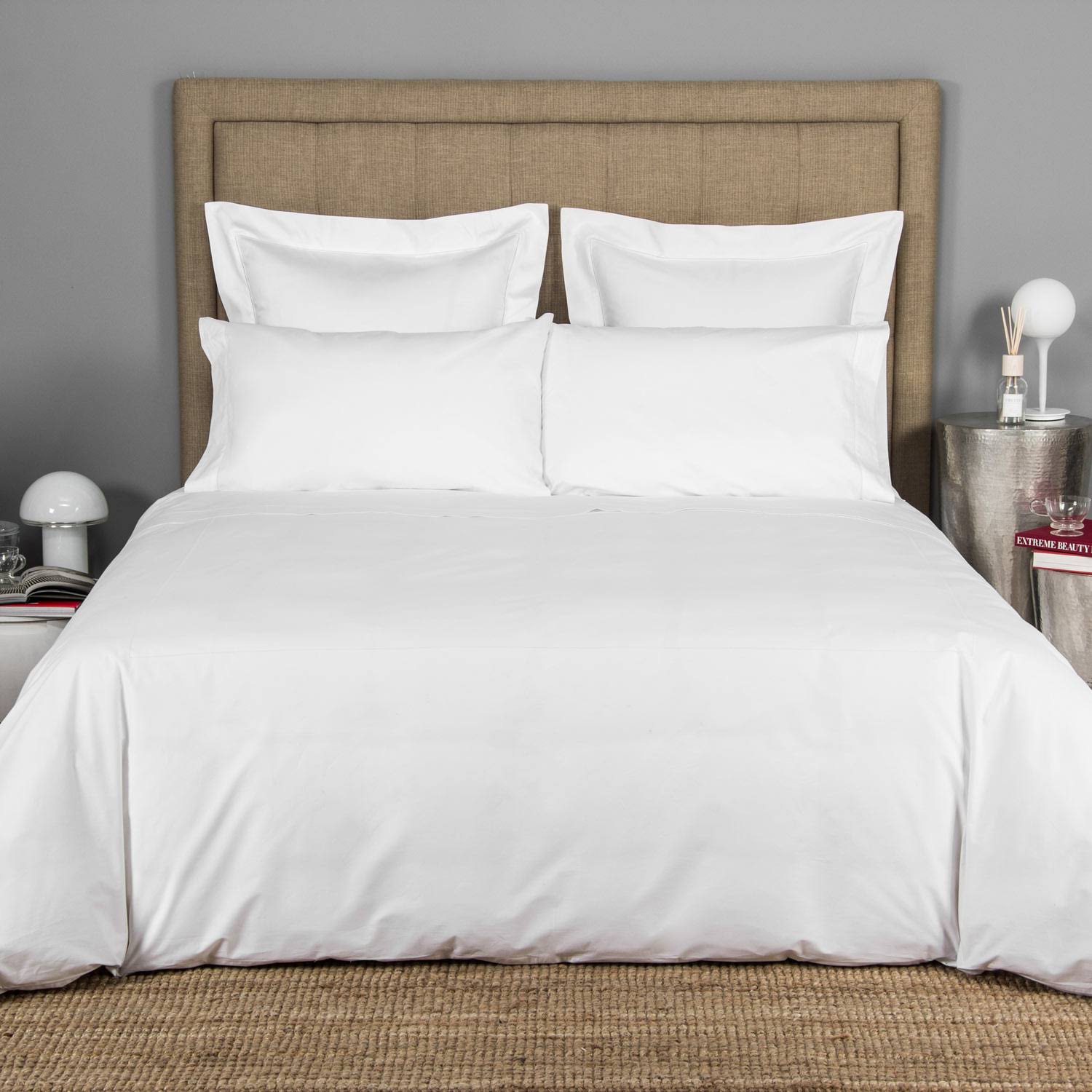 Frette Lux Percale White Sheet Set