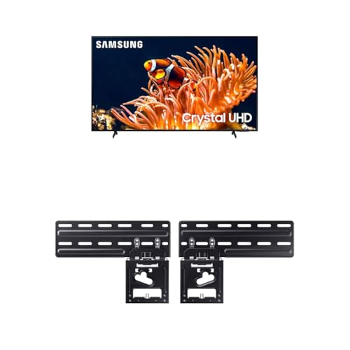 Samsung 43-Inch Class 4K Crystal UHD DU8000 Series HDR Smart TV w/Object Tracking Sound Lite, Motion Xcelerator 120Hz, Ultra Slim Design, Gaming Hub, Alexa Built-in (UN43DU8000, 2024 Model)