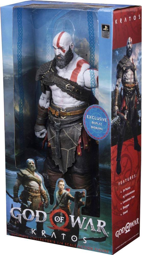NECA God of War 2018: Kratos 18x22 Figure