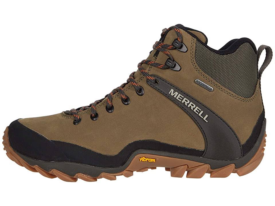 Merrell Men&s Chameleon 8 Leather Mid Waterproof, Size: 9.5, Olive