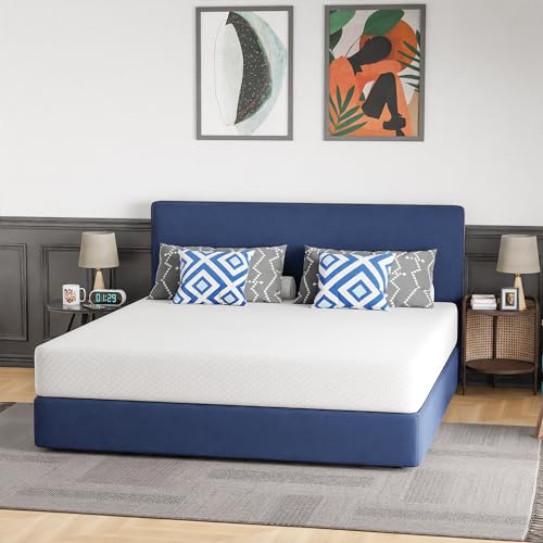 FDW 8 inch Twin Mattress Gel Memory Foam Mattress for Cool Sleep & Pressure Relief, Medium Firm Mattresses CertiPUR-US Certified/Bed-in-a-Box/Pressure Relieving (8 in, Twin)