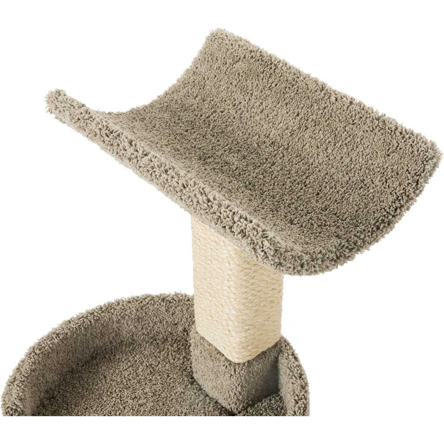 Frisco 32-in Real Carpet Wooden Cat Tree - Pet Supplies online store