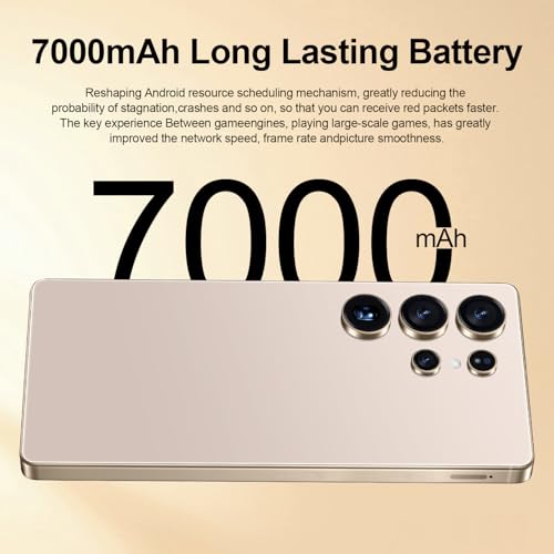 I25 Ultra Unlocked Android Phone 6.99" AMOLED 7000mAh Long-Lasting | Snapdragon 8 Gen3 | 8GB RAM+256GB | 68MP+108MP Pro Camera | Face Unlock + Stylus | Android 14 System (Blue)