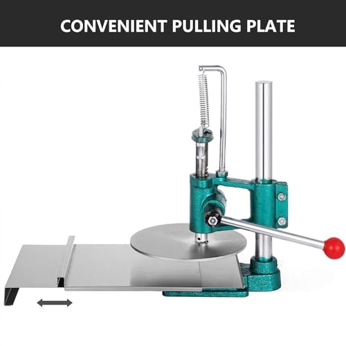 Manual Dough Press Dough Roller Dough Sheeter Pasta MakerAdjust Dough Thickness & Plate HeightCommercial Use & Home UseRestaurant Pizza Shop Street Vendors Pastry Shop