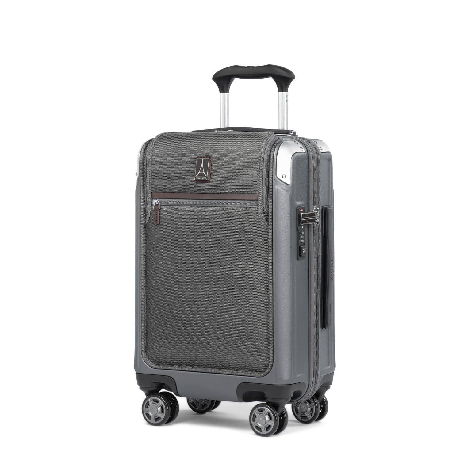 Travelpro Platinum Elite Compact Business Plus Carry-On Expandable Hardside Spinner - Vintage Grey