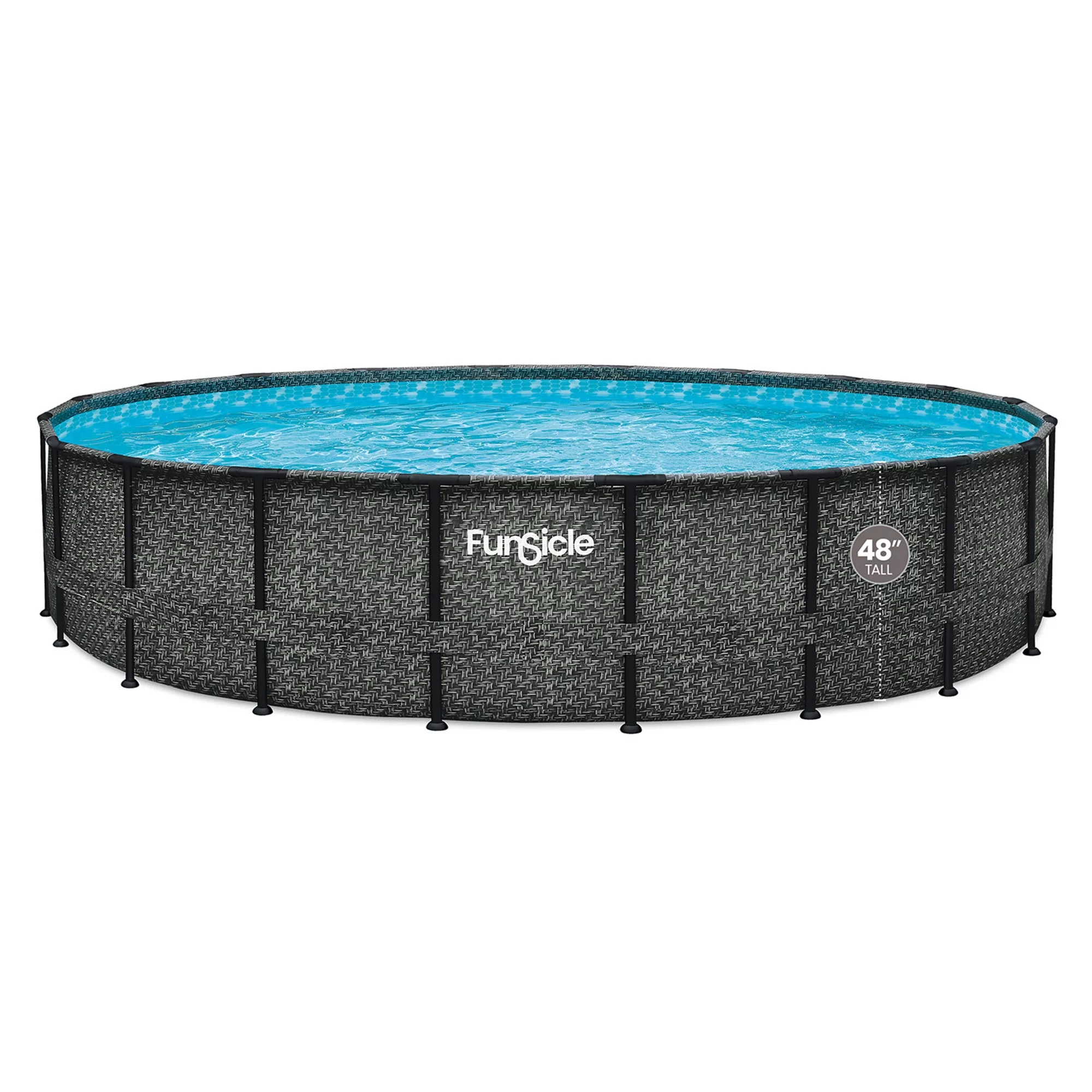 Funsicle 22' x 52 Oasis Round Outdoor Above Ground Swimming Pool