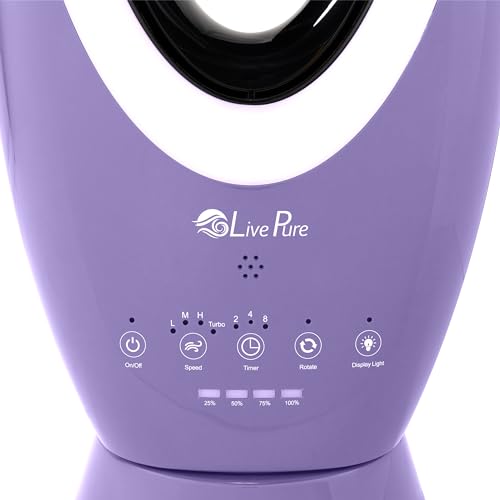 LivePure Bladeless Indoor/Outdoor Rechargeable Fan