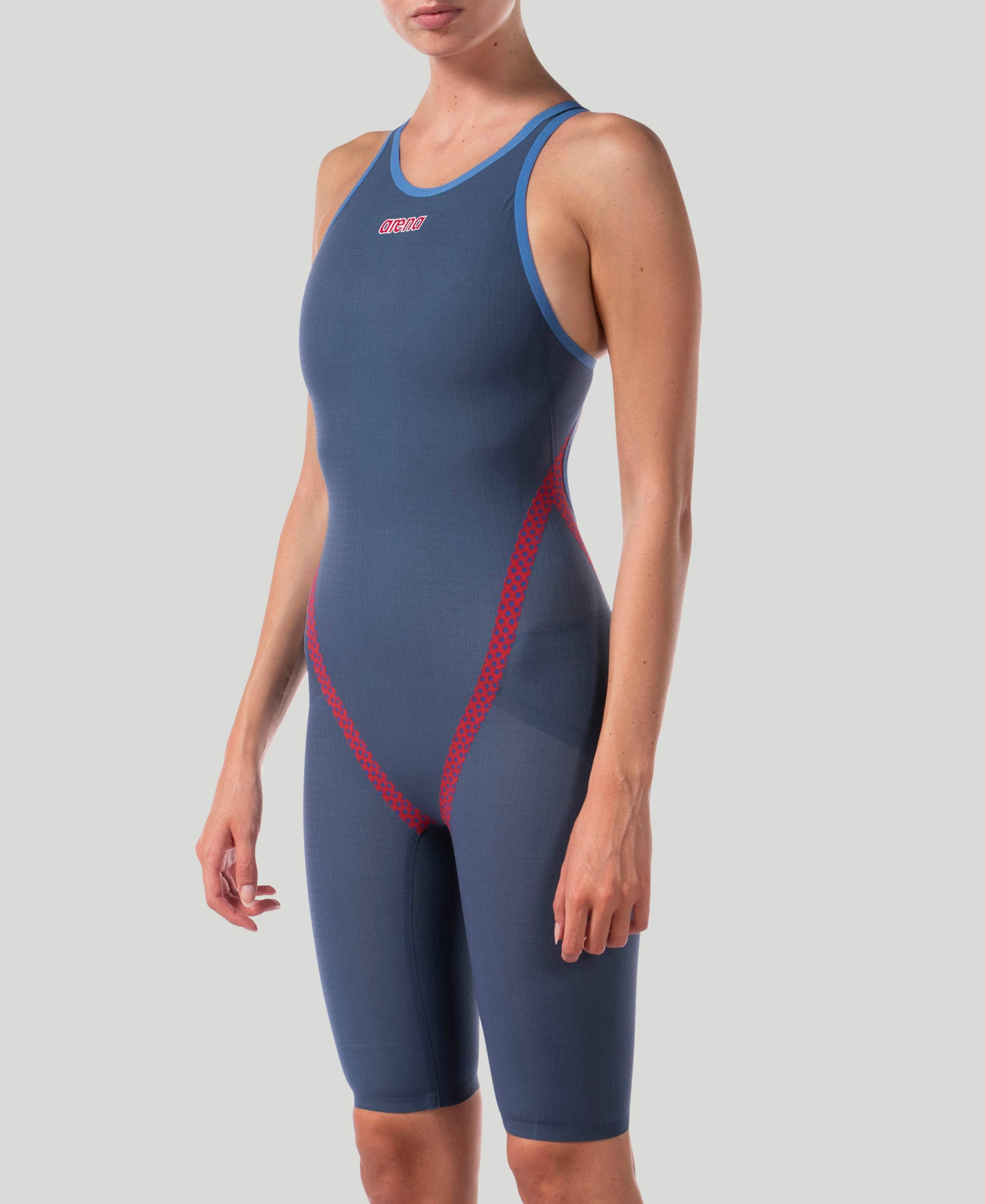 Arena Powerskin Carbon Flex VX Kneeskin Navy Red/White 30