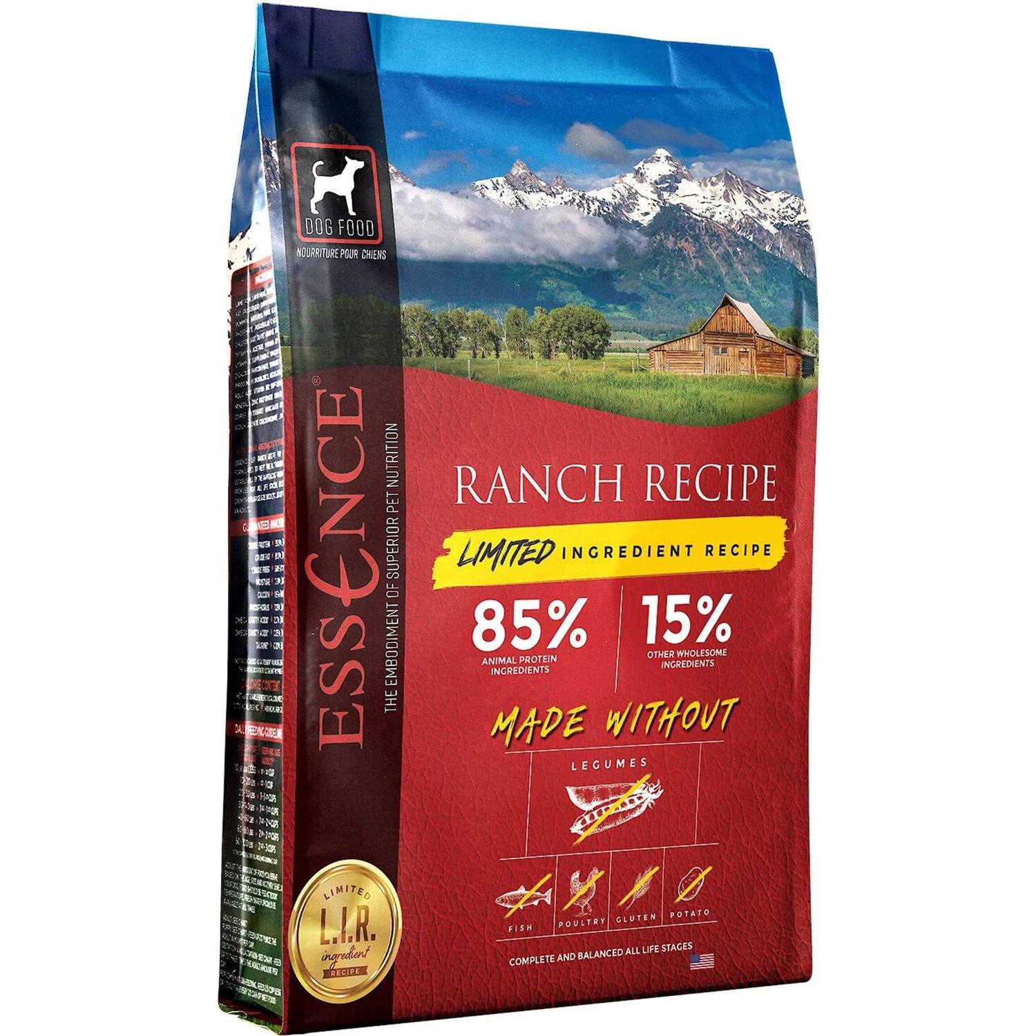 Essence Limited Ingredient Ranch Recipe Dog Dry Food - Pet Supplies online store