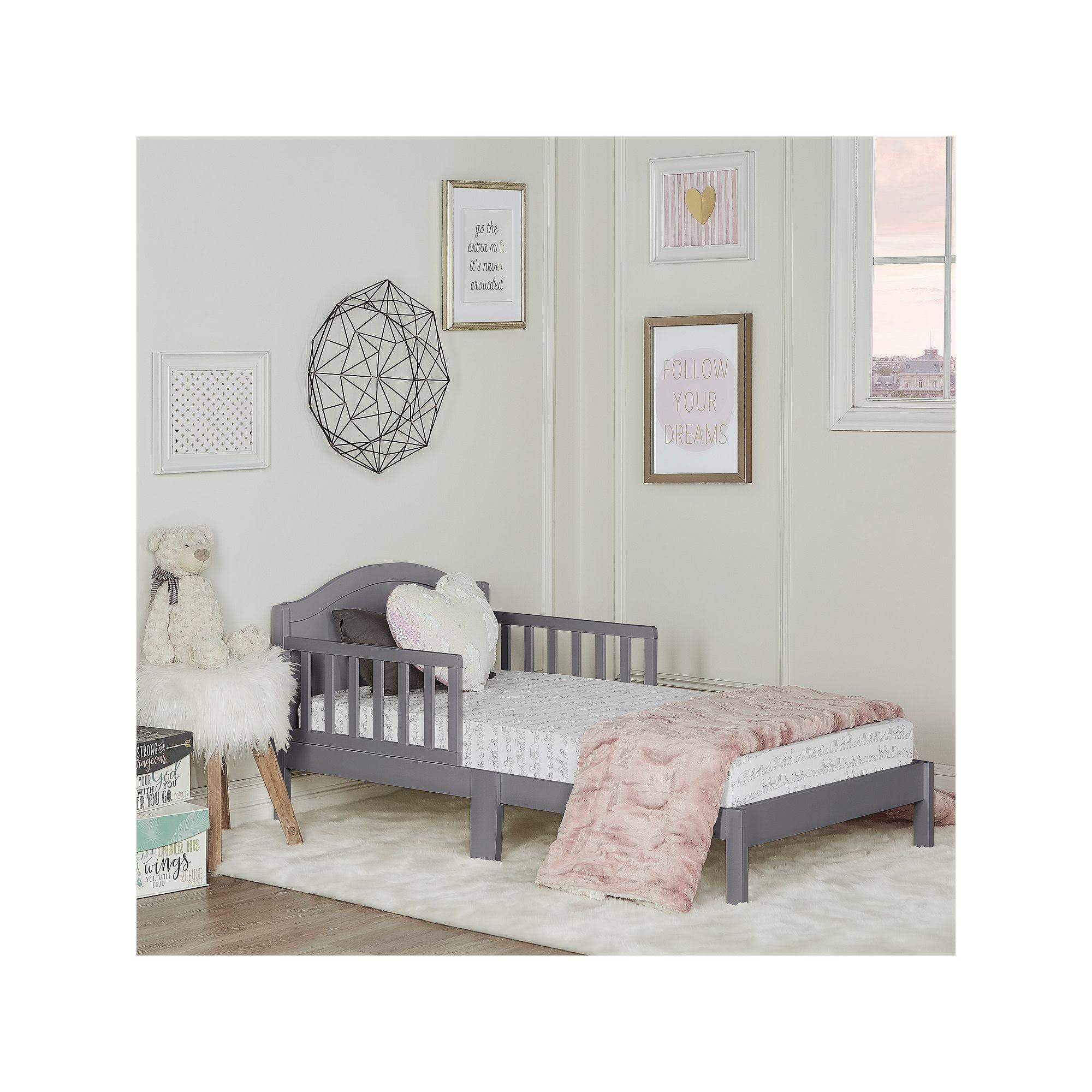 Dream on Me Sydney Steel Grey Toddler Bed