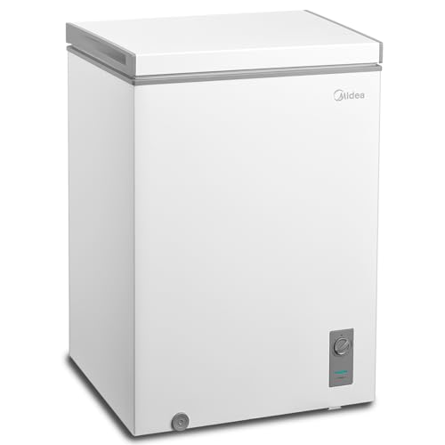 Midea MERC07C4BAWW Cubic Feet Chest Freezer, 7.0 Cu.ft-New, White