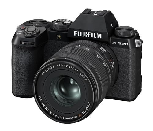 Fujifilm X-S20 Mirrorless Digital Camera XC15-45mm Lens Kit Black