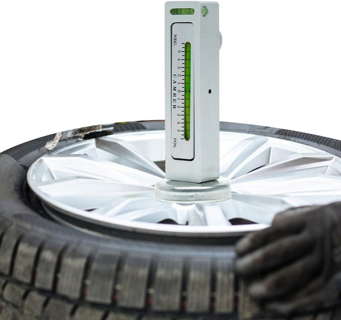 KAKO Adjustable Magnetic Gauge Tool,Camber Castor Strut Wheel Alignment Tool for Car/Truck Camber/Castor Strut Wheel Alignment and Tire Repair