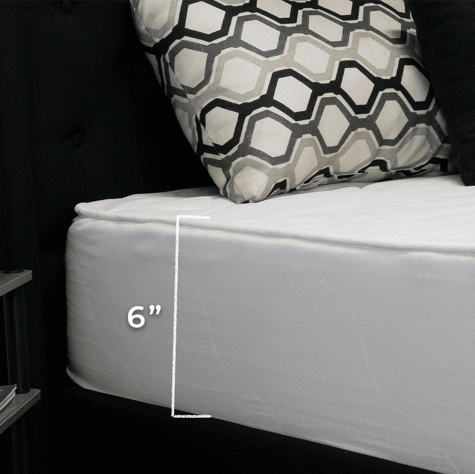 RV Queen Mattress - 6 Inch Cool High Density Comfort Organic Foam Mattress - Breathable - Medium Firm - Oliver & Smith