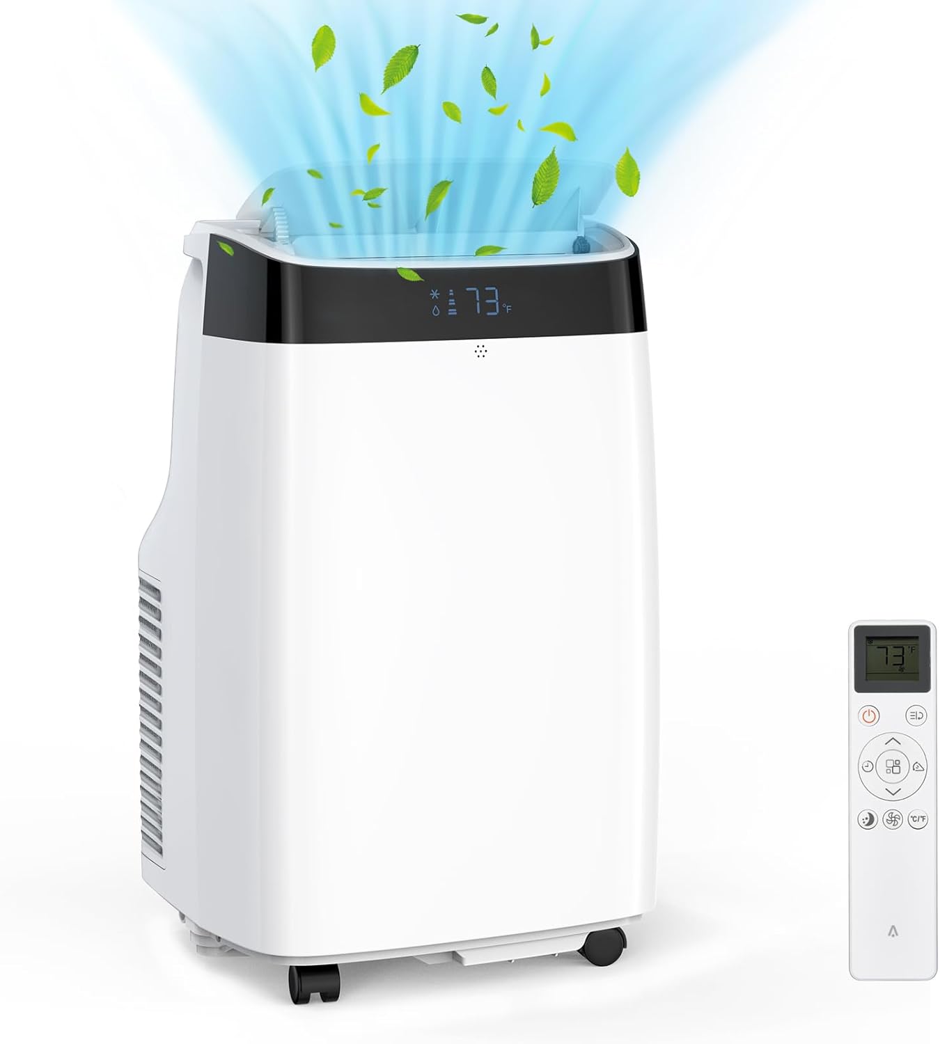 Portable Air Conditioner 10,000BTU Air Conditioner for Room up to 450 Sq. Ft, 3-in-1 Standing Cooling AC Unit with Dehumidifier, Fan, Sleep Mode, 24H Timer & Remote Control for Bedroom Home Office