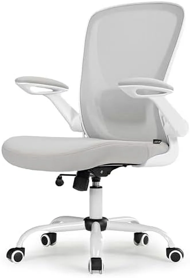 FDSHOIYN ERGONOMIC Ergonomic Office Chair  Comfortable Office Chair with Lumbar Support  Breathable Mesh Chair with Adjustable Height  Home Office Desk Chairs with Flip-up Armrests  Rolli - Curated Treasures Market