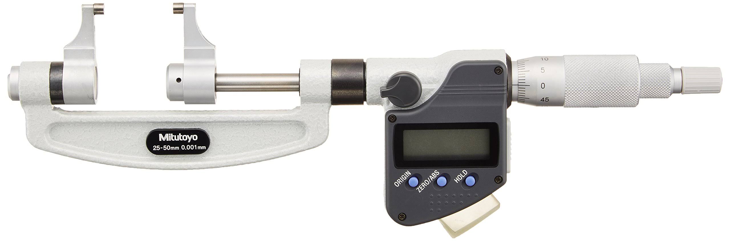 Mitutoyo 343-251-30 OMP-50MX Micrometer, Caliper, OUTSIDE, 25 mm-50 mm, 0.001 mm