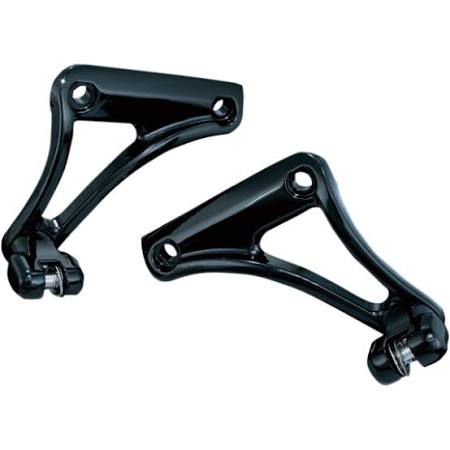 Kuryakyn 4334 Underseat Peg Mounts - Black