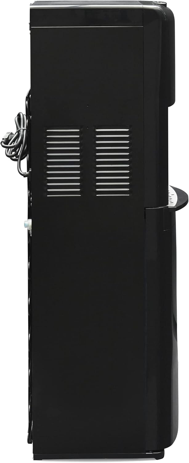 Primo Bottom-Loading Water Dispenser - 2 Temp (Hot-Cold) Water Cooler Water Dispenser for 5 Gallon Bottle w/Child-Resistant Safety Feature, Black