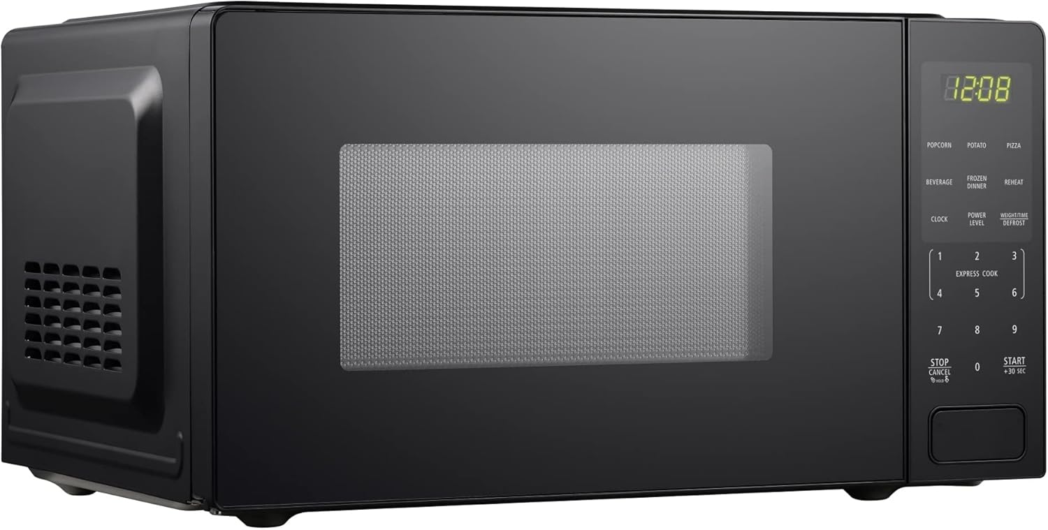 Mainstays 1.1 cu. ft. Countertop Microwave Oven, 1000 Watts, Black