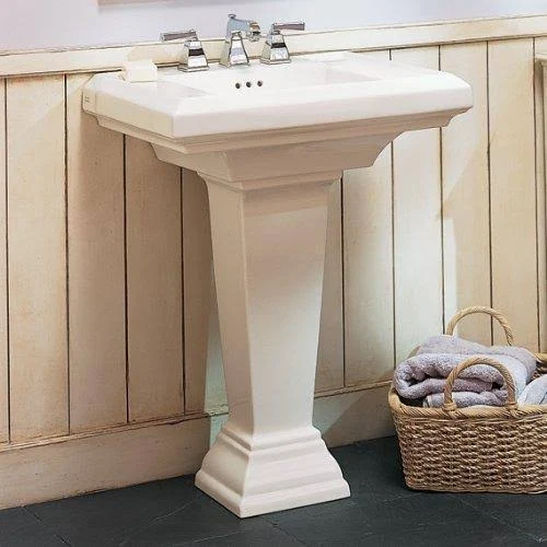 American Standard 0790.800.020 Town Square Pedestal Sink White