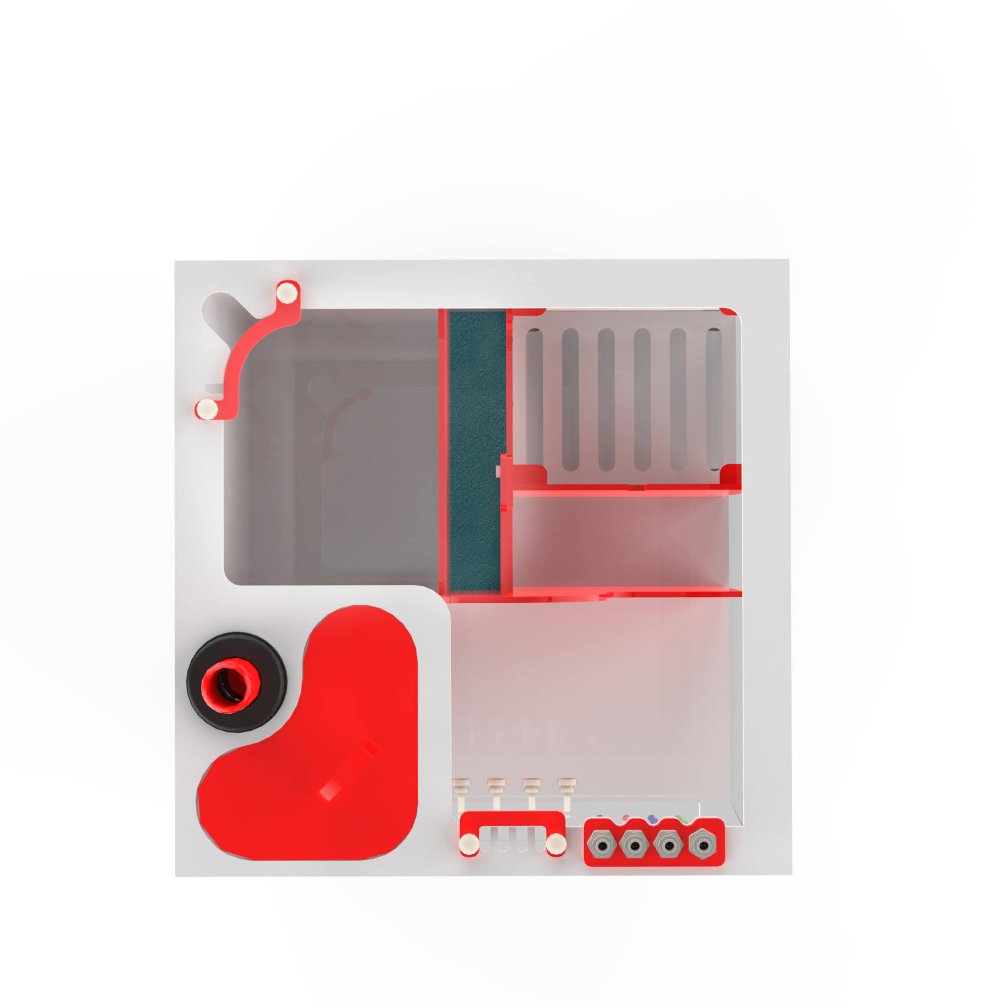 Pro Clear Aquatic Systems Red Flex 4-in-1 Sump - 100