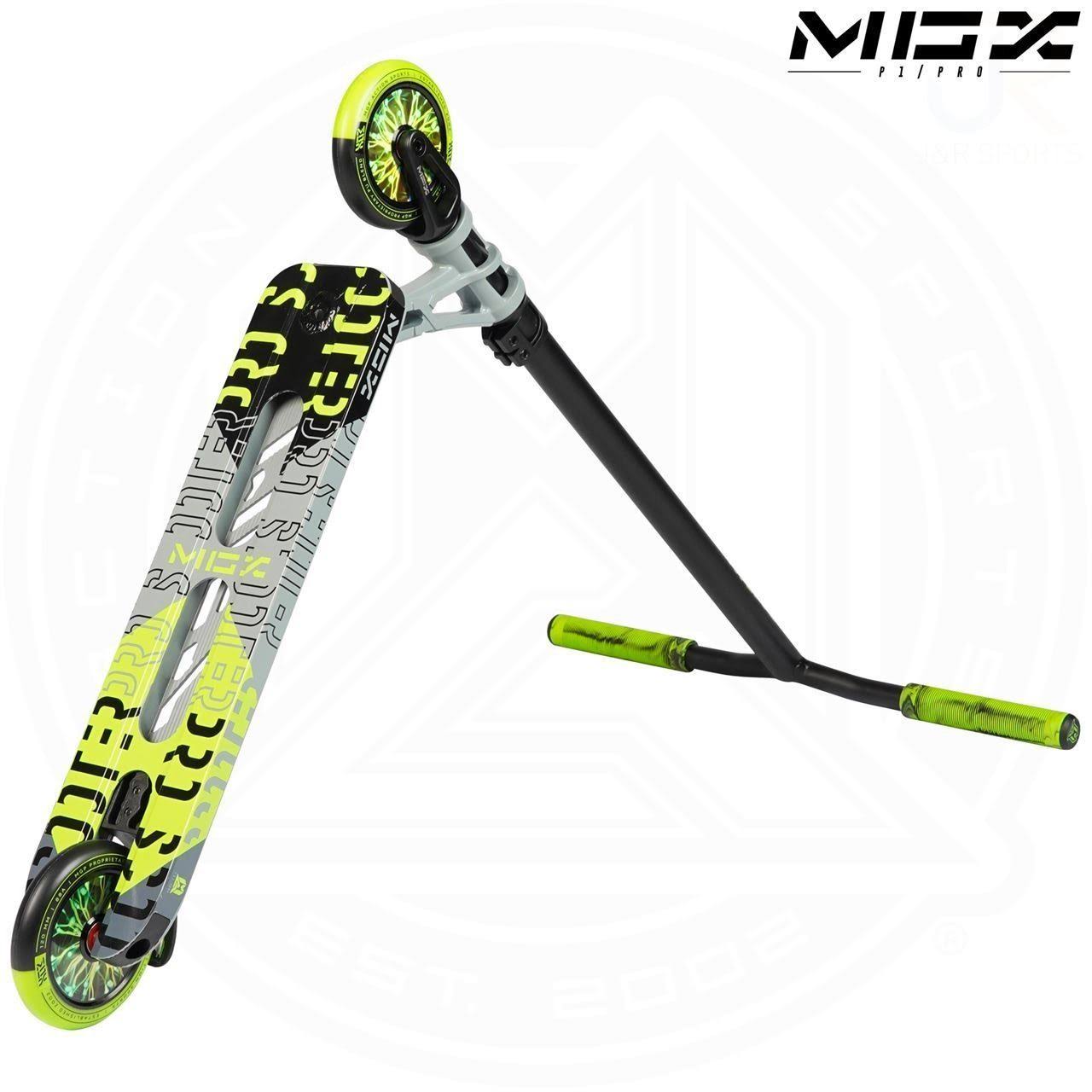 Madd Gear MGP MGX P1 Pro Stunt Scooter - Grey / Lime